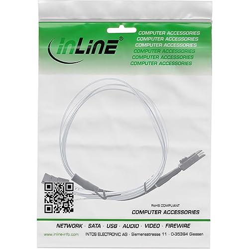 Câble Serial Attached SCSI SAS Mini SFF8087 vers 4 SATA mâle InLine 27610 - 2