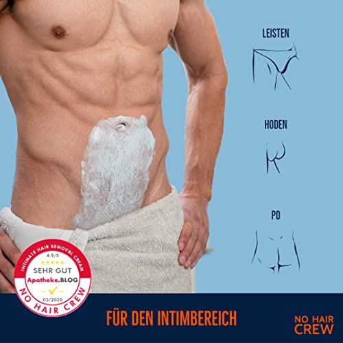 Enthaarungscreme für den Intimbereich von No Hair Crew