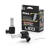 PIAA(ピア) ヘッドライト/フォグライト用 LED 2500K 〈コントローラーレスタイプ〉 12V 18W 3600lm H8/9/11/16 3年保証 車検対応 2個入 LEH192