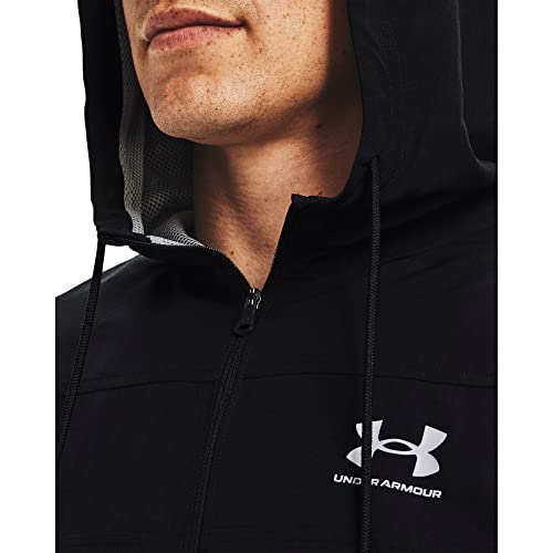 Under Armour Sportstyle Windbreaker Men's Size, (003) Black / / Mod Gray, X-Large Tall #TOP2
