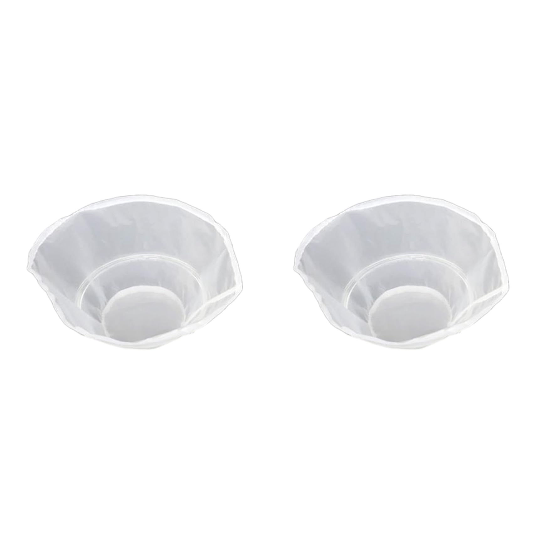 Vjsujehgy 2X 160 Mesh Reusable Fine Mesh Wine Strainer Juice Soy Milk Nut Milk Tea Nylon Filter Bag Bowl Shape Food Coffee Filter