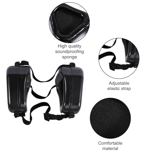 Ruiqas Hunde Kopfhörer für Gehörschutz Noise Cancelling Ohrschützer Lärmschutz Muffs Hunde Gehörschutz für Gewitter Jagd