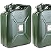 Produktbild Benzinkanister 20L METALL Kraftstoffkanister Reserve 20 Liter Kanister UN-Zulassung 2 Stück GRÜN NEU