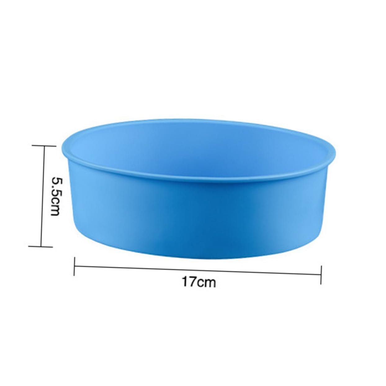 OUNONA Stampo in Silicone e Comodo da Usare Facile da Pulire 3 Pezzi Forma Rotonda per Dolci per Pasticceria Professionale e Principianti