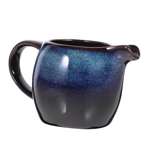 Creamer Pitcher Spout Handle Milk Cream Pouring Pitcher Tea Sauces Microwave Freezer Safe