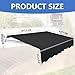 Patio Awning Retractable Retractable Awning, 8x6.5ft Sun Shade Canopy Cover, Water-Resistant & UV Protective Outdoor Patio Top (Black) Replacement Fabric Only; No Expandable Frame Included.