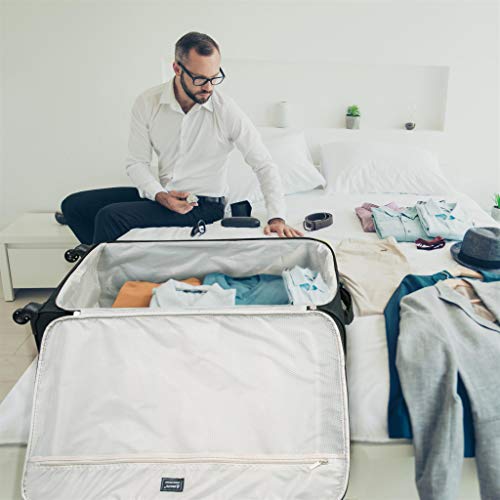 Aerolite trolley valigia ultra leggera con 4