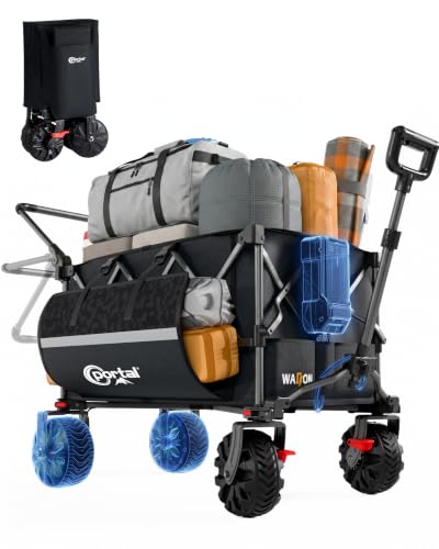 Portal Electric Wagon Cart, 180L Foldable...