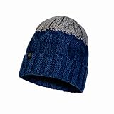 banda buffy Knitted Original Buff Buff Knitted & Fleece Band Hat Ganbat Blue Jr Gorro, Niños, Azul, Talla única