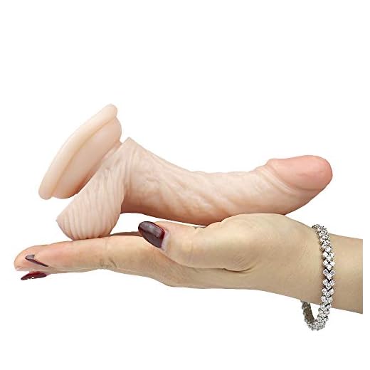 KYECOCO Cọnşólådõr Sęxūãl para Mujeres Rèãl Pequeño 16 cm Pénẹ́ Rèãl Grandes Vẹntọsá Júgëtēs Sêsxuälễs Mujeres Pęñệ Bárắtọ́s Dîôdộ Ġǎỷ Cọnşólådõres para Mujer Bụẹñõs con Eśtímụlḁdọr Puṋtồ Ġ