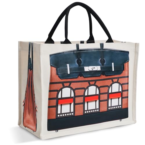 Bolso Tote de Lona de 16oz para Mujer miniatura 1