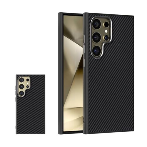 Coque Samsung S24 Ultra texture micro-gaufrée effet fibre de carbone