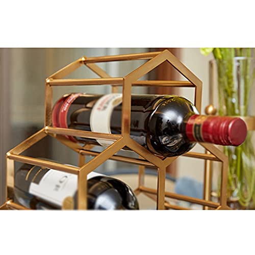 Soporte para botellas de vino metálico independiente miniatura 4