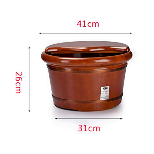 Barril de madera para baño de pies 26 cm alto miniatura 5