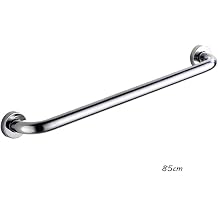 handrail Grab Rails,Handrails Grab Bar Bathroom-Slip, Chrome Plated Steel Grab Rail Support Handrail with Concealed Fixings, Disabled Elderly/85Cm/85Cm