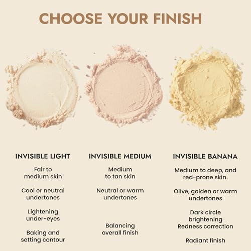 Image of Organic Pressed Setting Powder, Talc-Free, Translucent Matte Finish, Medium