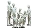 (JF-CH03T) ROXYDISPLAY Child Body Form 3 yrs. Old White Jersey Form Cover,with Head, Flexible arms, Fingers & Legs, Metal Base