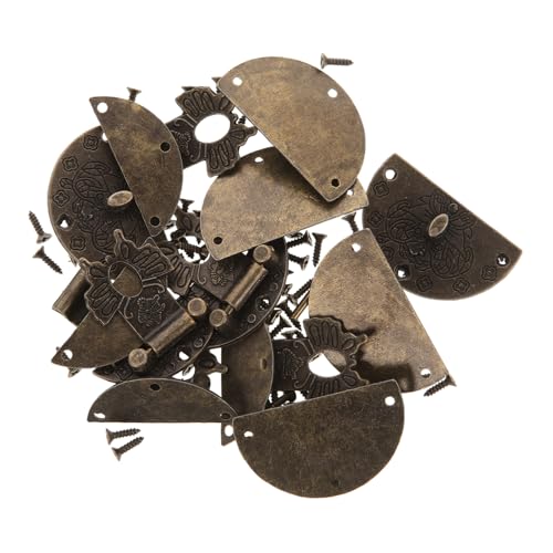 FUNOMOCYA Metal Hasp Buckle for Jewelry Box 6pcs Vintage Style Latch Alloy Construction