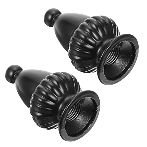 Image of Uonlytech 2pcs Modern Lamp Finial Chic Decorative Knob for Table Floor Lamps Elegant Internal Thread Upgrade Your Lighting Stylish Accessories