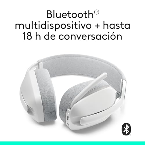 Miniatura 7 de Logitech Zone Vibe 100 Auriculares Inalámbricos Ligeros. Micrófono Con Cancelación De Ruido, Bluetooth Multidispostivivo Avanzado, Funcionan Con Teams, Google Meet, Zoom, Mac Pc - Blanco