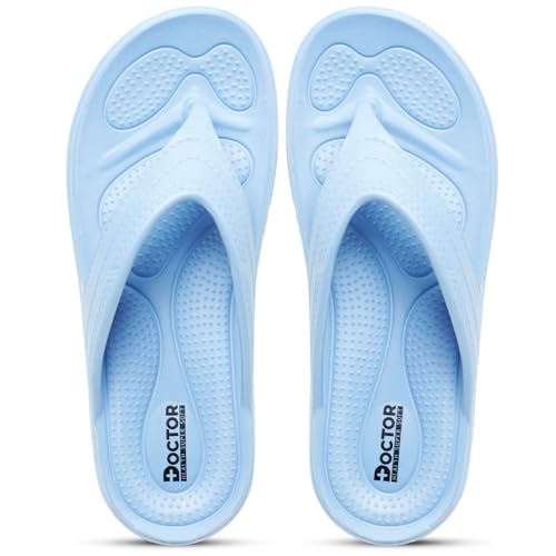 Image of DOCTOR HEALTH SUPER SOFT Women Soft EVA Flip Flops | Lightweight Cushioned Thong Slippers | Anti-Slip Comfortable Everyday Wear Sandals for Indoor Outdoor Use
