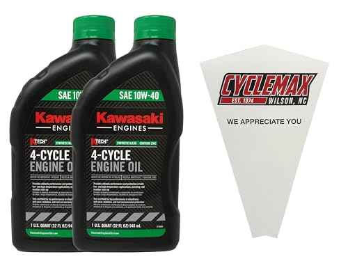 Cyclemax Two Pack compatible con Kawasaki SAE 10W40