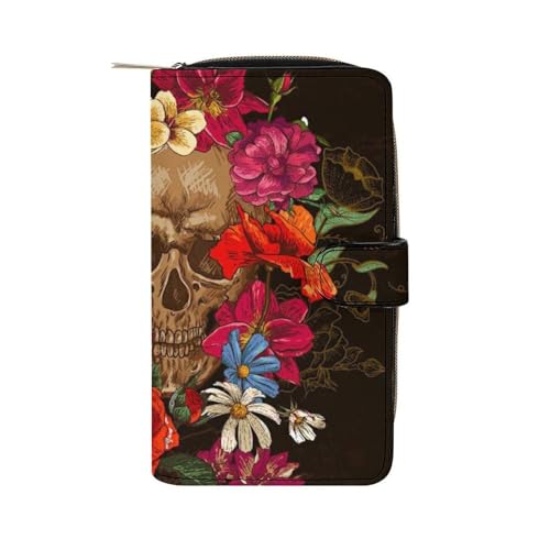 Portefeuille en cuir floral pour organiser toutes vos cartes sans encombrement
