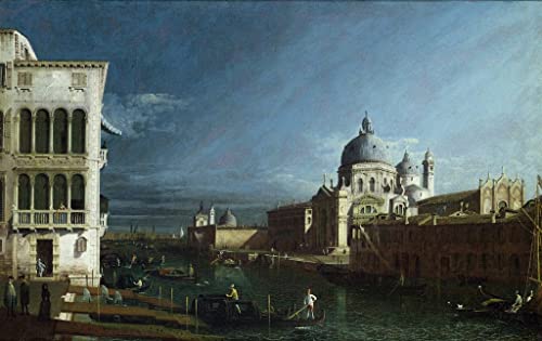 Peinture pour décoration salon salon sans éclat grand poster toile Bernardo Bellotto 60x90