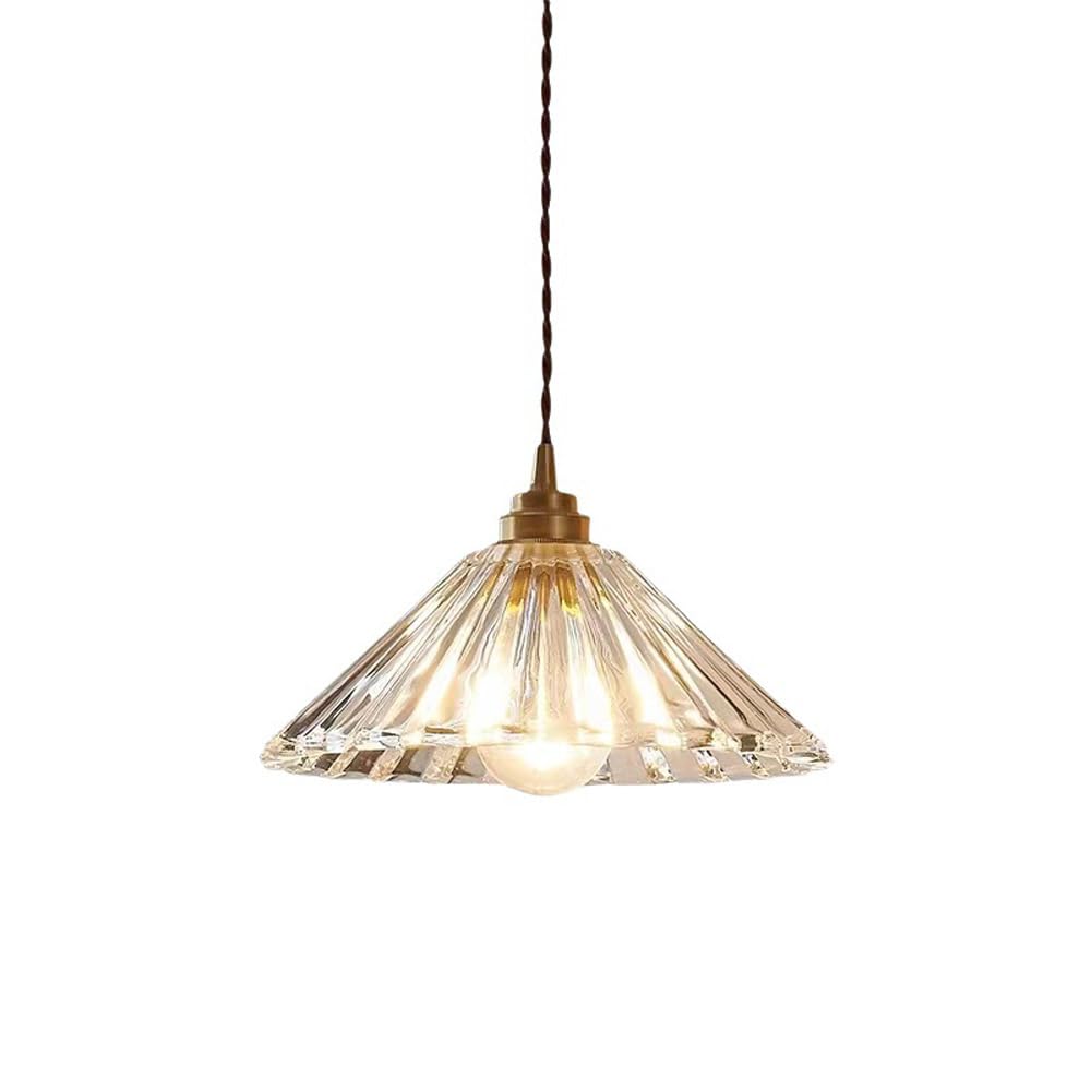 Lampe suspendue en verre E27 idéale pour décoration de bar
