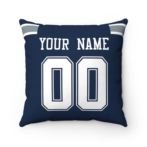 Image of ANTKING Throw Pillow 2 Pack Custom Any Name and Number Personalized Gift for Men Women Boys