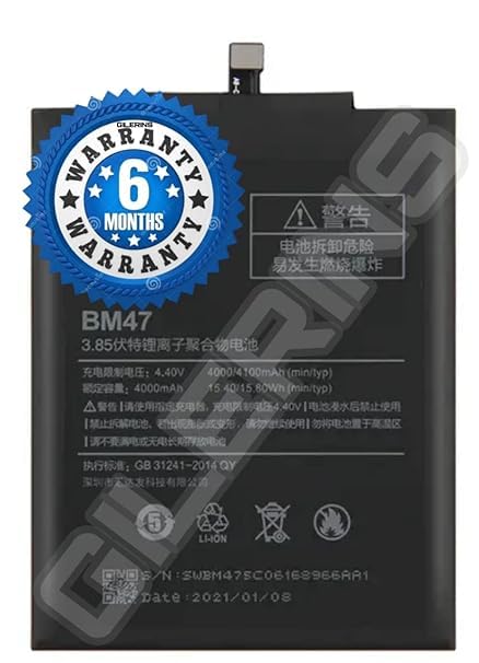 Image of Original BM47 Battery for Redmi 3s, 3s Prime, Redmi 4, 4X Battrey with 6 Month Warranty****(for MI BM47)