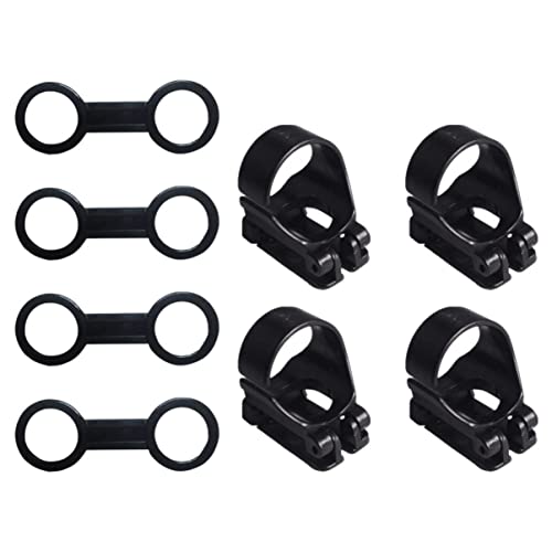 Hebilla para snorkel TOYANDONA y fijador de silicona negro para máscara