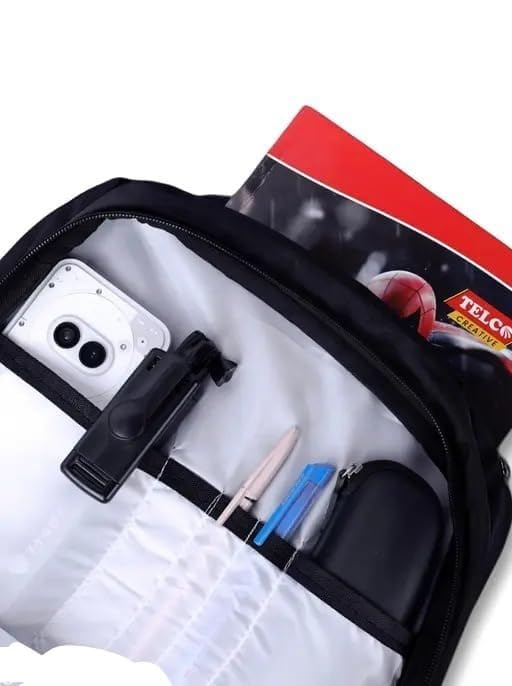 REAL MAKER Backbencher 45L Black Backpack - Image 6