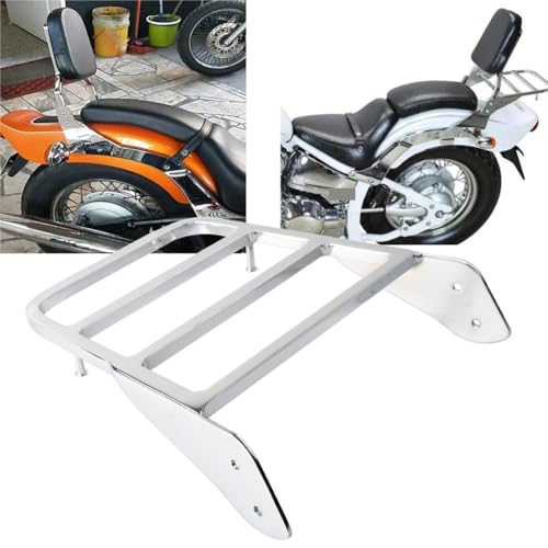 Porte bagages arrière de moto custom support acier V-Star Classic XVS - 3