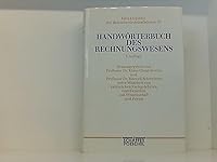 Handwörterbuch des Rechnungswesens. 3791080326 Book Cover