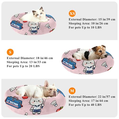 Lit orthopédique pour chat pour calmer l'anxiété de taille M - 8