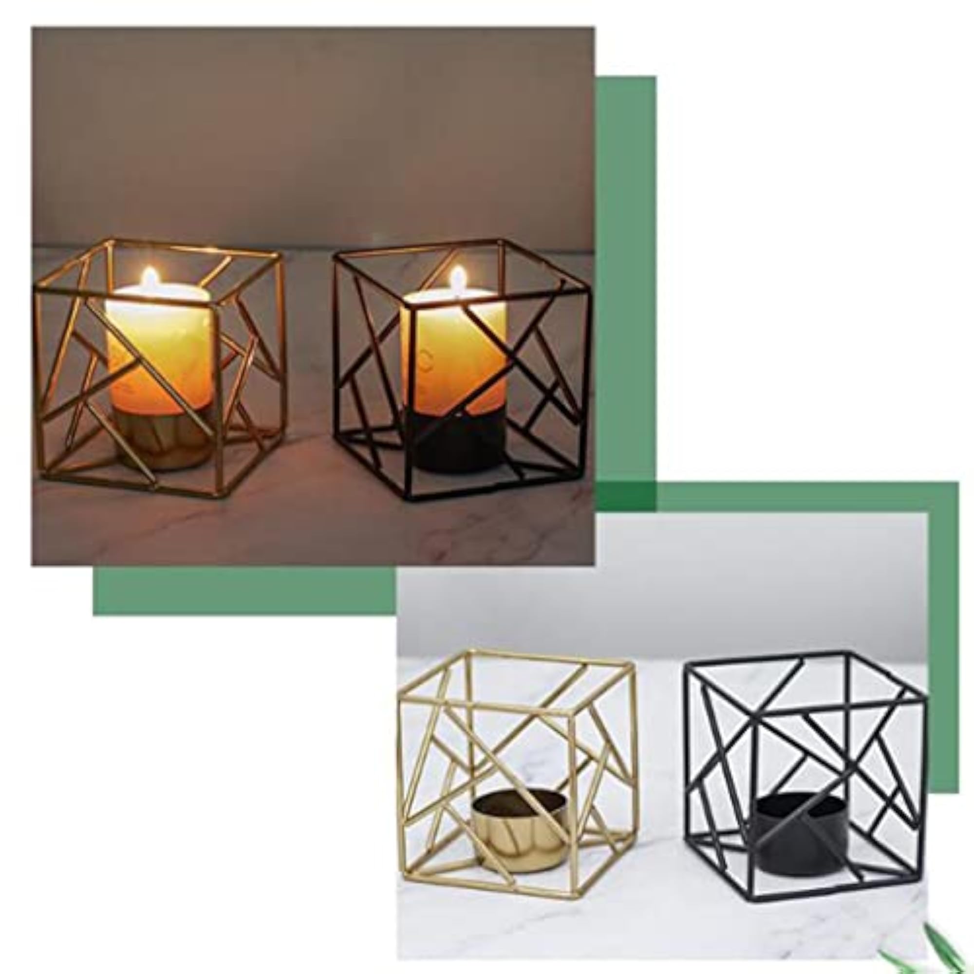 Candle Holder Votive Tealight Candlestick for Dinner Decor