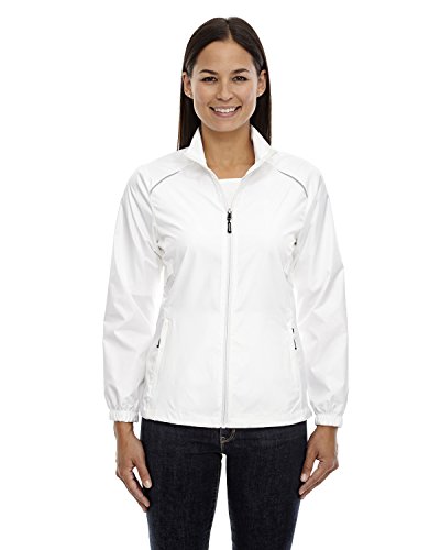 Ash City Ladies Motivate Core 365 Unlined Lightweight Jacket (XX-Large, White)