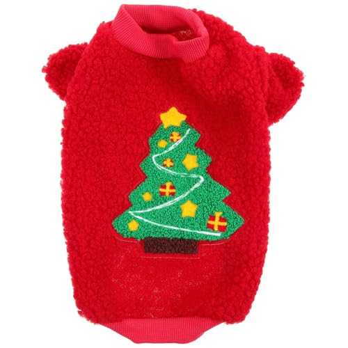Disfraz Navideño para Perros Alipis Talla M Rojo