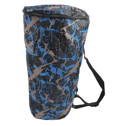 Sac djembé africain étanche Mikinona avec couches oxford camouflage bleu