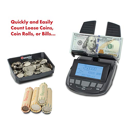 Image of Cassida Professional Money Counting Scale Bill Counter (Till Tally) - (Pack of 4)