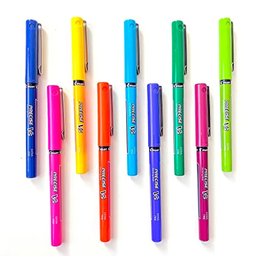 Stylos roller Pilot Precise V5 bleu idéal pour la prise de notes
