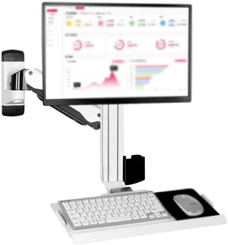 上場テレビマウント ホワイトシングルアームシングルスクリーン