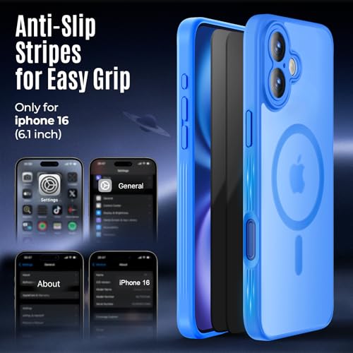 Image of Symcele Designed for iPhone 16 Case, Blue