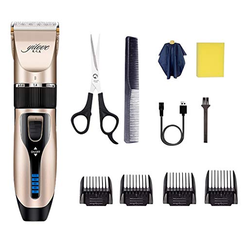 Profi Haarschneidemaschine, Haarschneider Herren Elektrisch Langhaarschneider Barttrimmer Präzisionstrimmer Haarrasierer Wiederaufladbare Bodygroomer