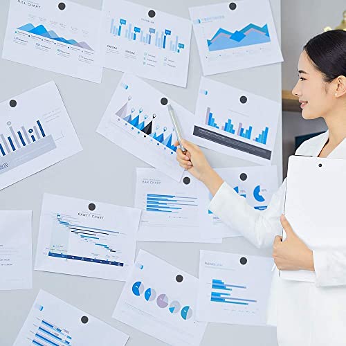 WATELL Neodymium Magnets - 40 Pcs, Strong Office & Home, 6x3mm Fridge & Classroom, Silver