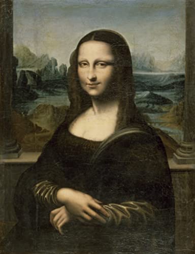 Toile La Joconde de Léonard de Vinci 60x90cm pour décoration de salon