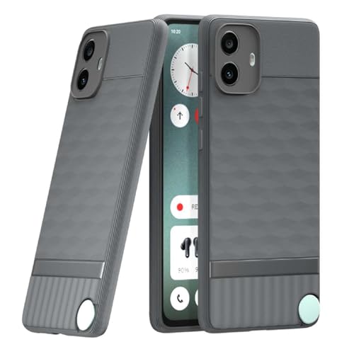 Image of Shockproof Case for CMF by Nothing Phone 1 5G | Full Camera Protection | TPU Flexible Back Cover for CMF by Nothing Phone 1 5G (Graphite Grey)
