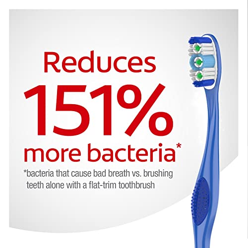 Image of Colgate 360 Adult Toothbrush, Medium (4) Pack, Battery Powered, Red