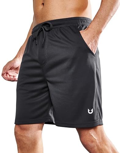 NORTHYARD Men's Athletic Tennis Shorts 7'' Basketball Running Short with Zipper Pockets Quick Dry Lightweight Workout Gym